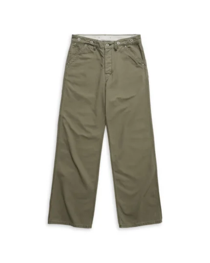 Pinup Rags ABRAM PANT - OLIVE HBT