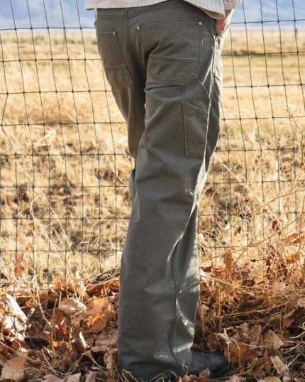 Pinup Rags ABRAM PANT - OLIVE HBT