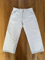 Pinup Rags Cream Journeyman Pants