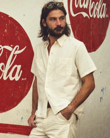 SKIPPER SEERSUCKER SHIRT [WHITE]