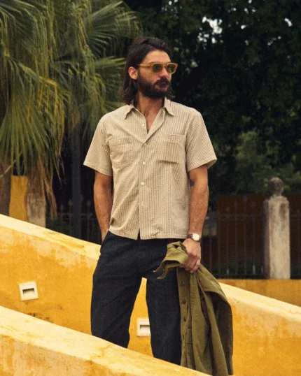 SKIPPER SEERSUCKER SHIRT [STRIPED]
