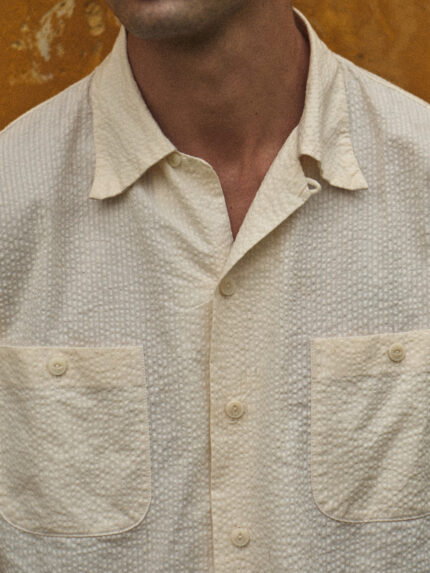 SKIPPER SEERSUCKER SHIRT [WHITE]